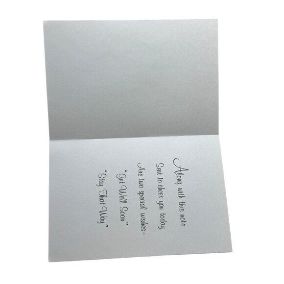 Kitten Cat Please Get Well Soon Greeting Card Fantusy USA Made - Picture 7 of 9